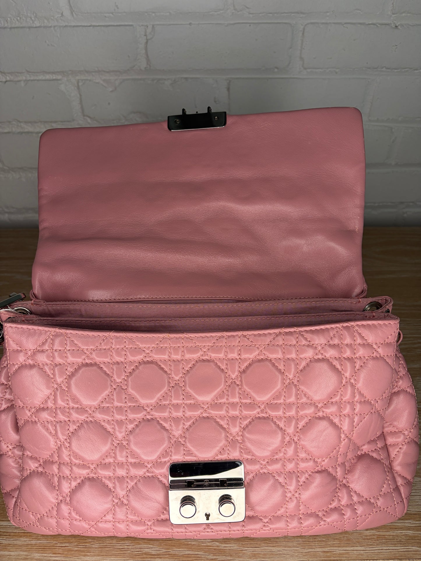 Christian Dior Canage Pink Silver Hardware
