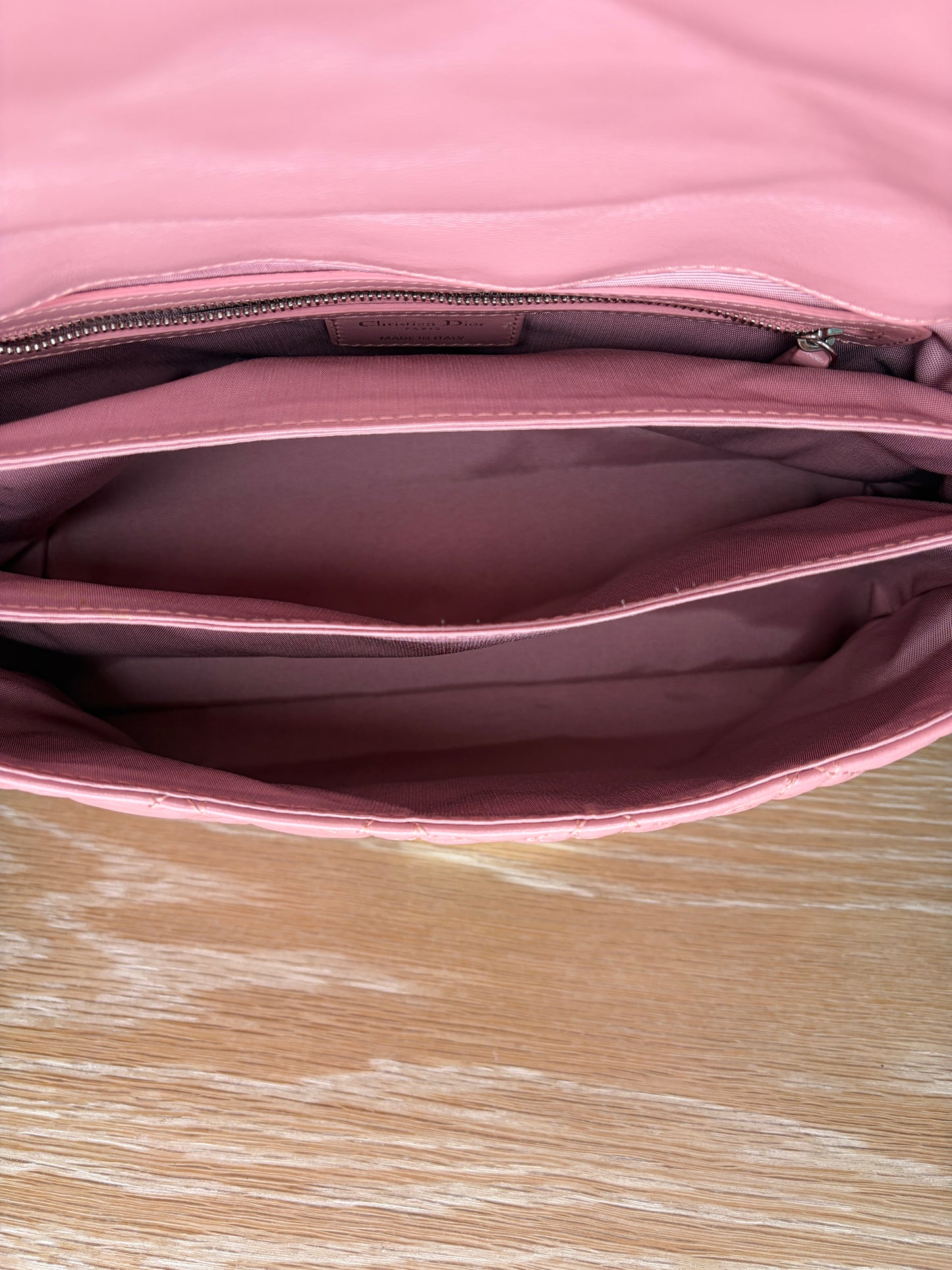 Christian Dior Canage Pink Silver Hardware