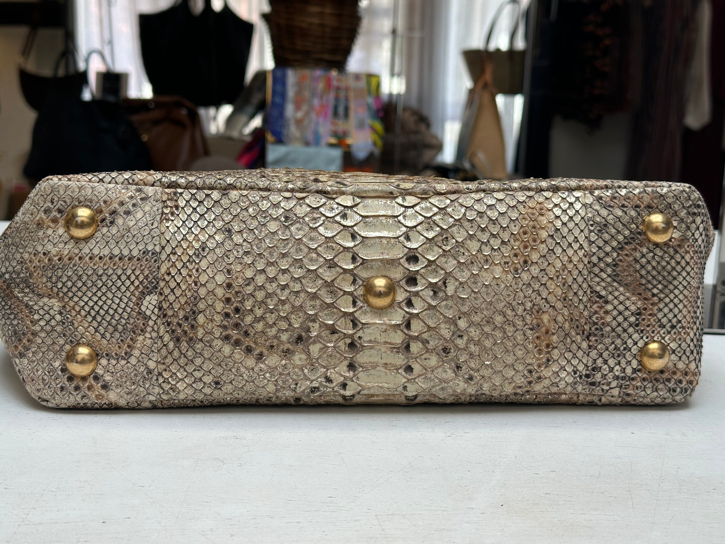 Chanel Python Hobo