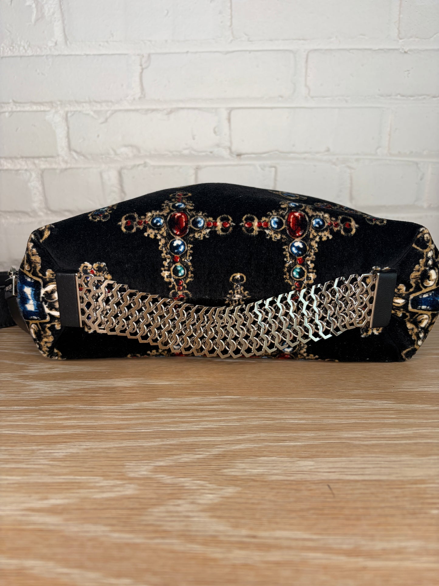 Versace x Madonna Velvet printed Crosses