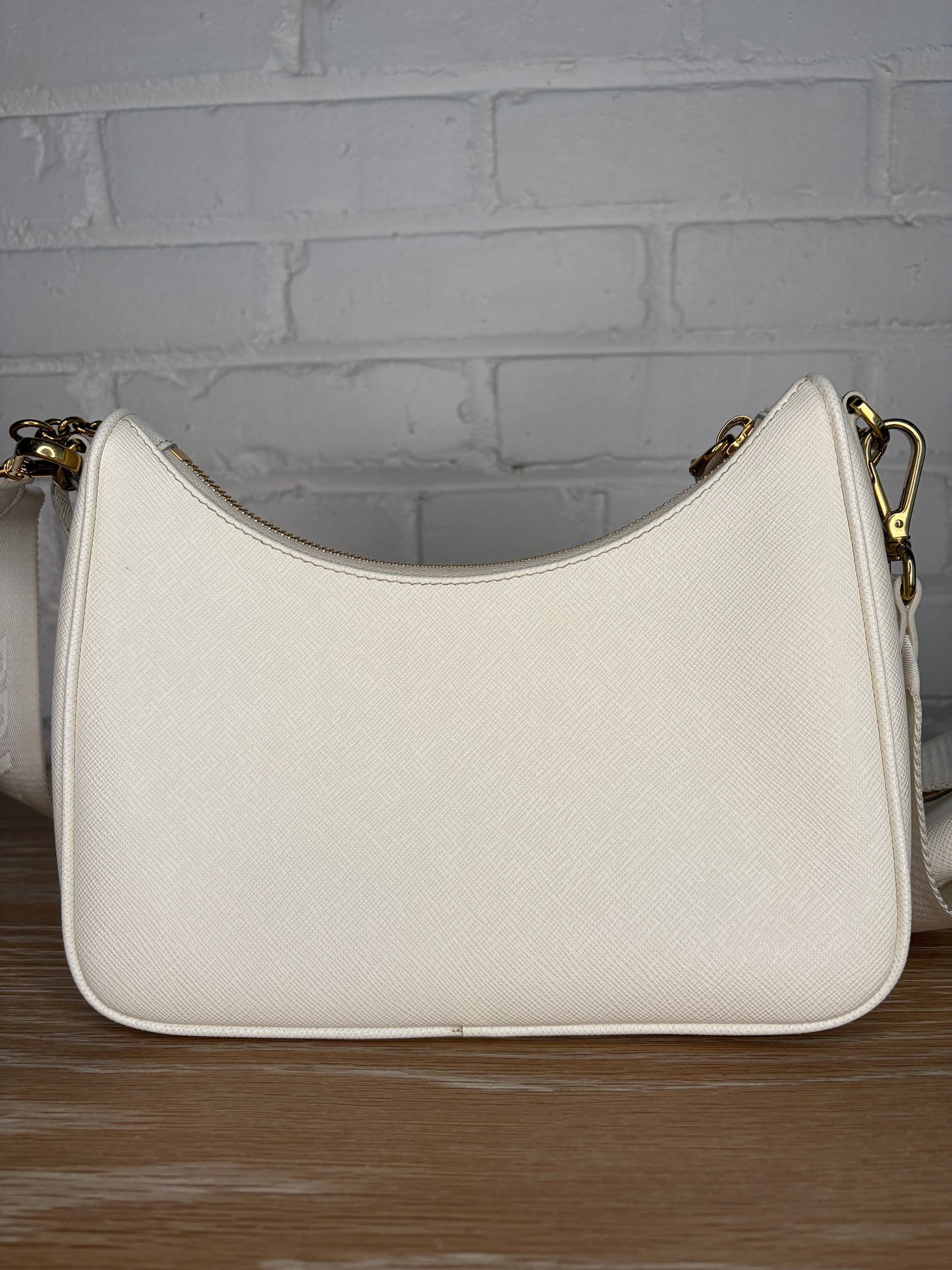 Prada Re-edition 2005 Shoulder Bag White