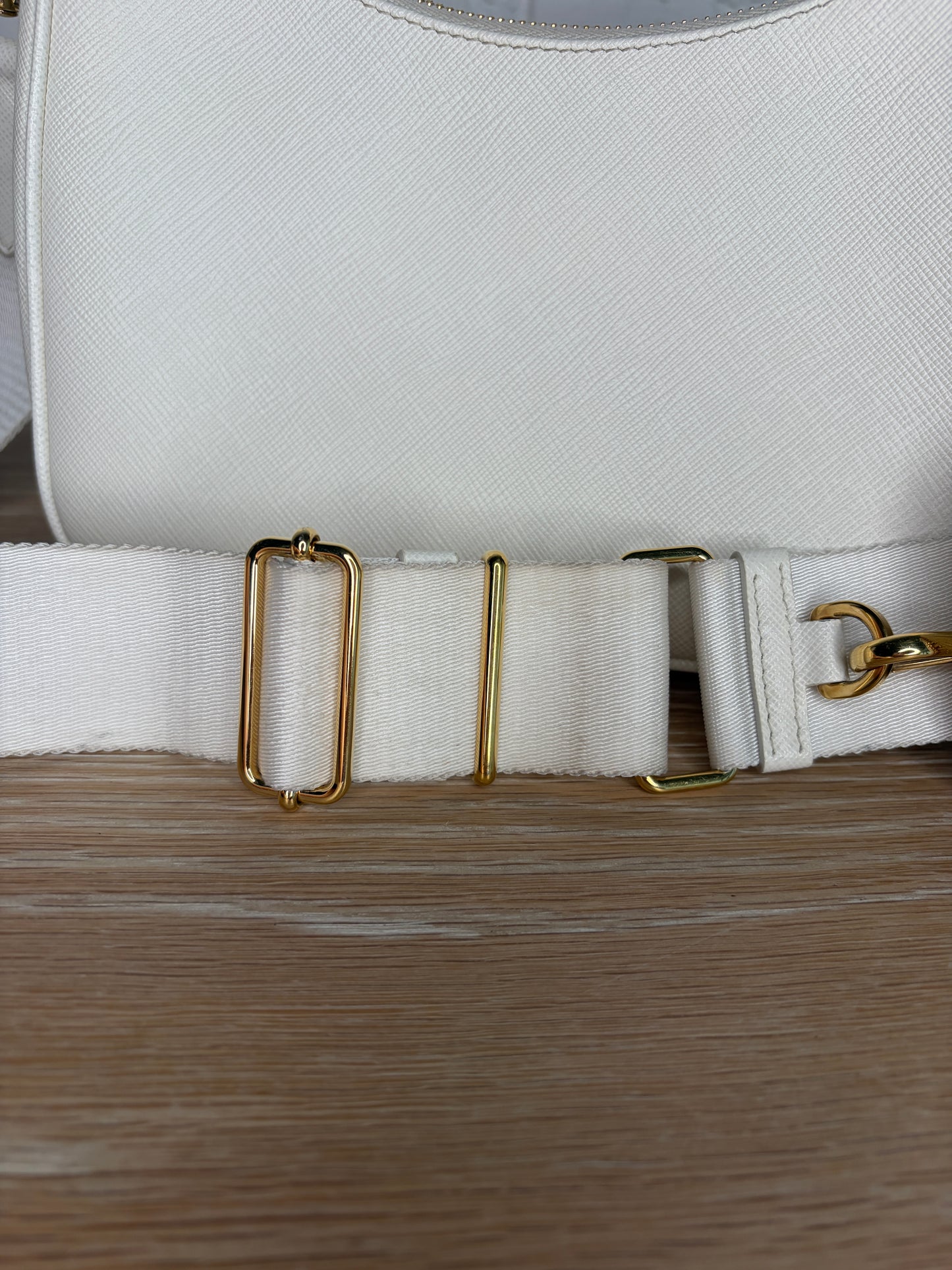 Prada Re-edition 2005 Shoulder Bag White