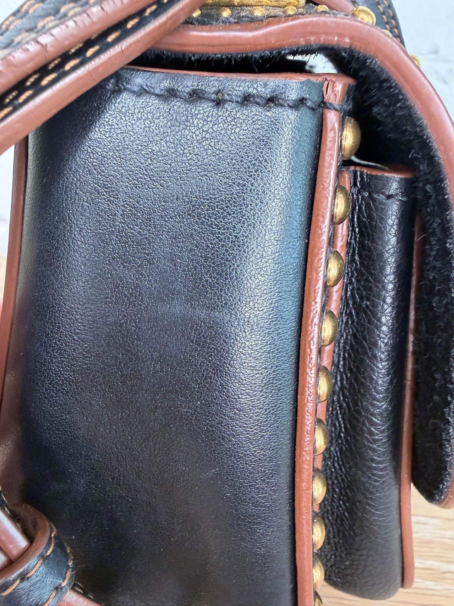 Miu Miu Dahlia Crystal Embellished Crossbody Bag Black