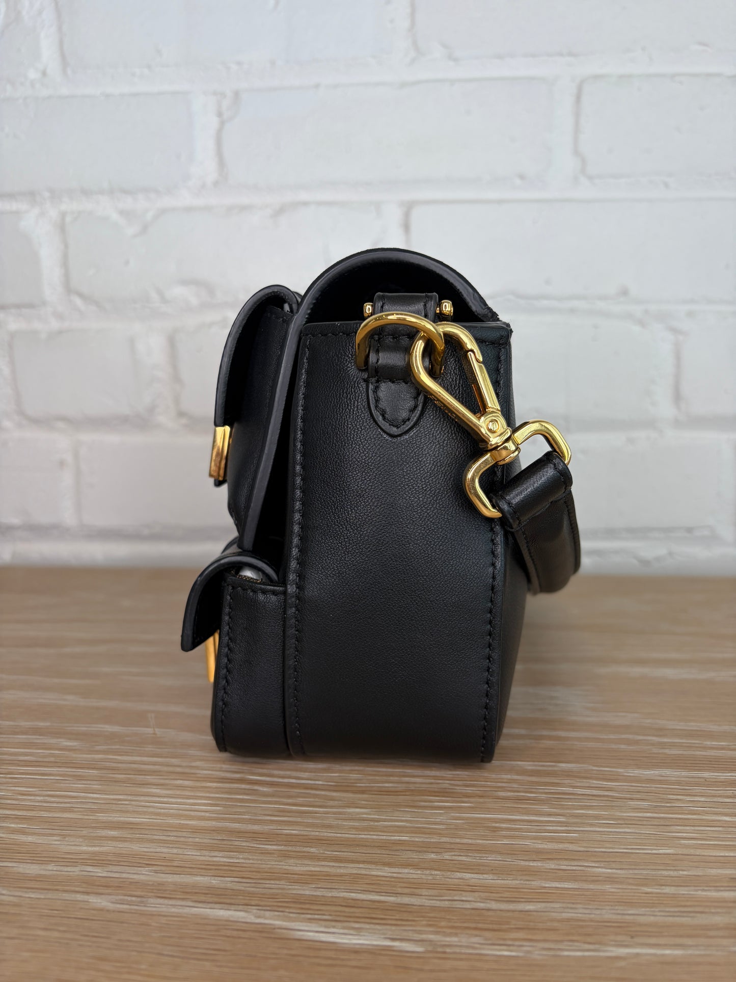 Fendi Baguette Cargo Multi-Pocket Black Leather
