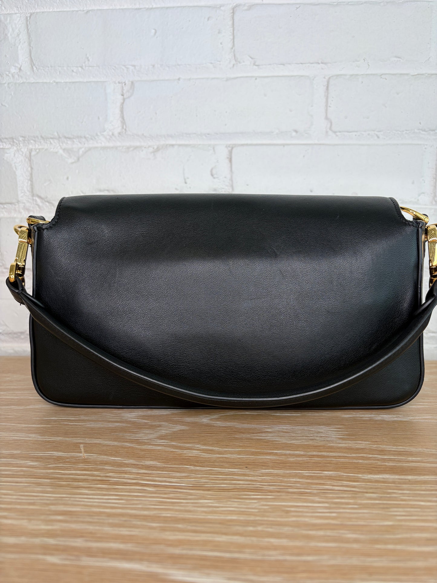 Fendi Baguette Cargo Multi-Pocket Black Leather