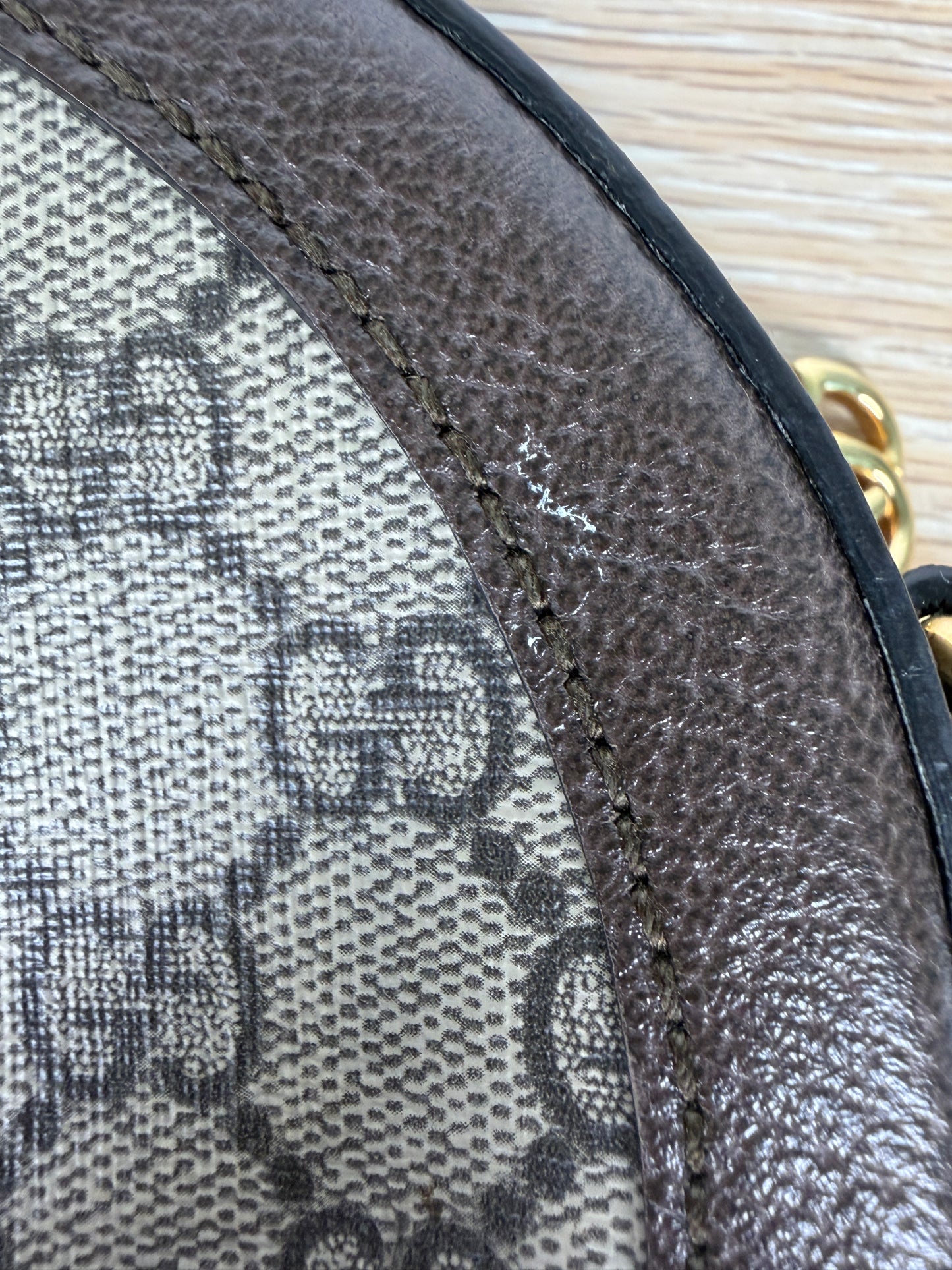 Gucci Supreme GG Ophidia Round Mini Shoulder Bag