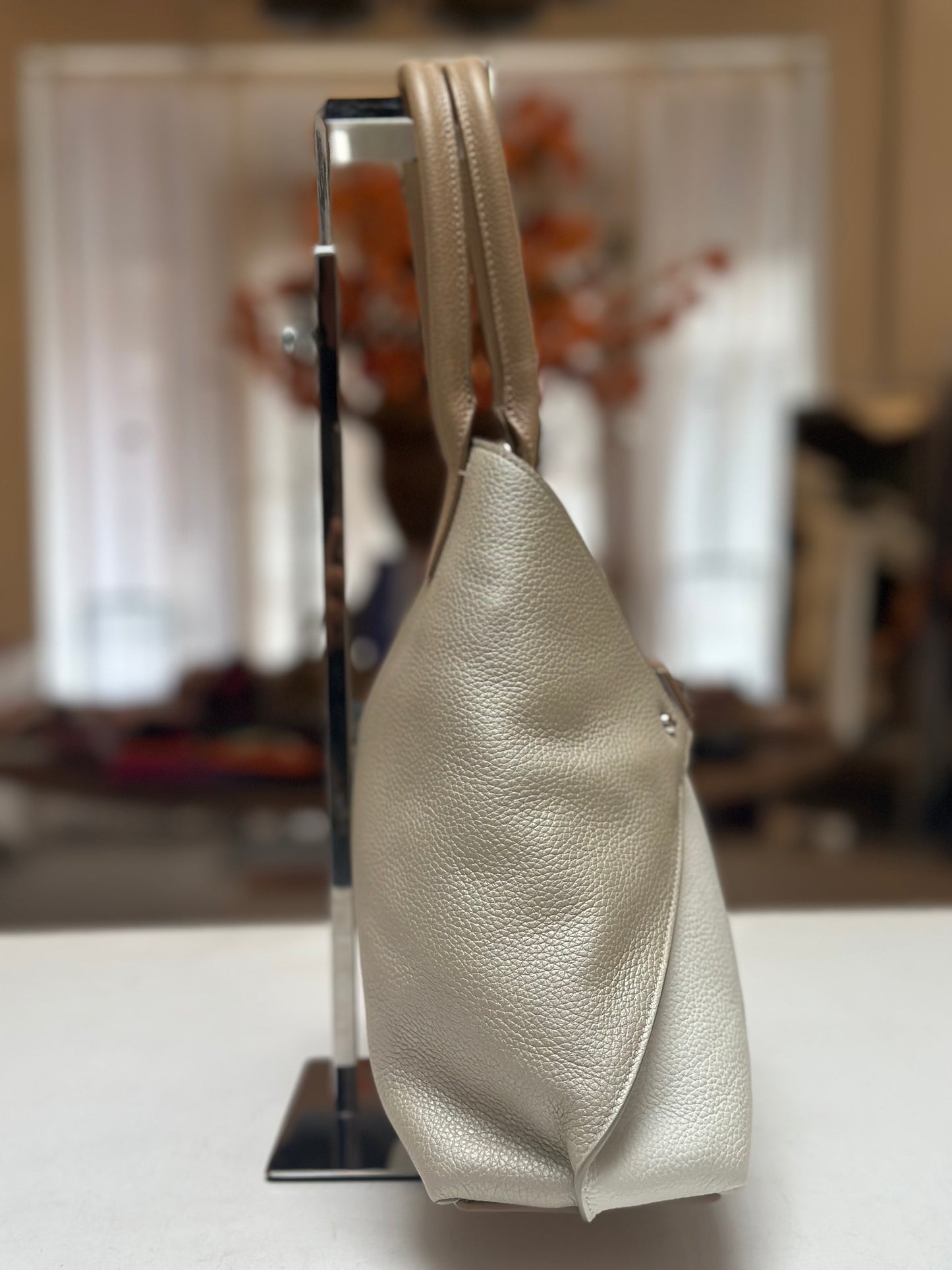 Akris Ai two-tone bag