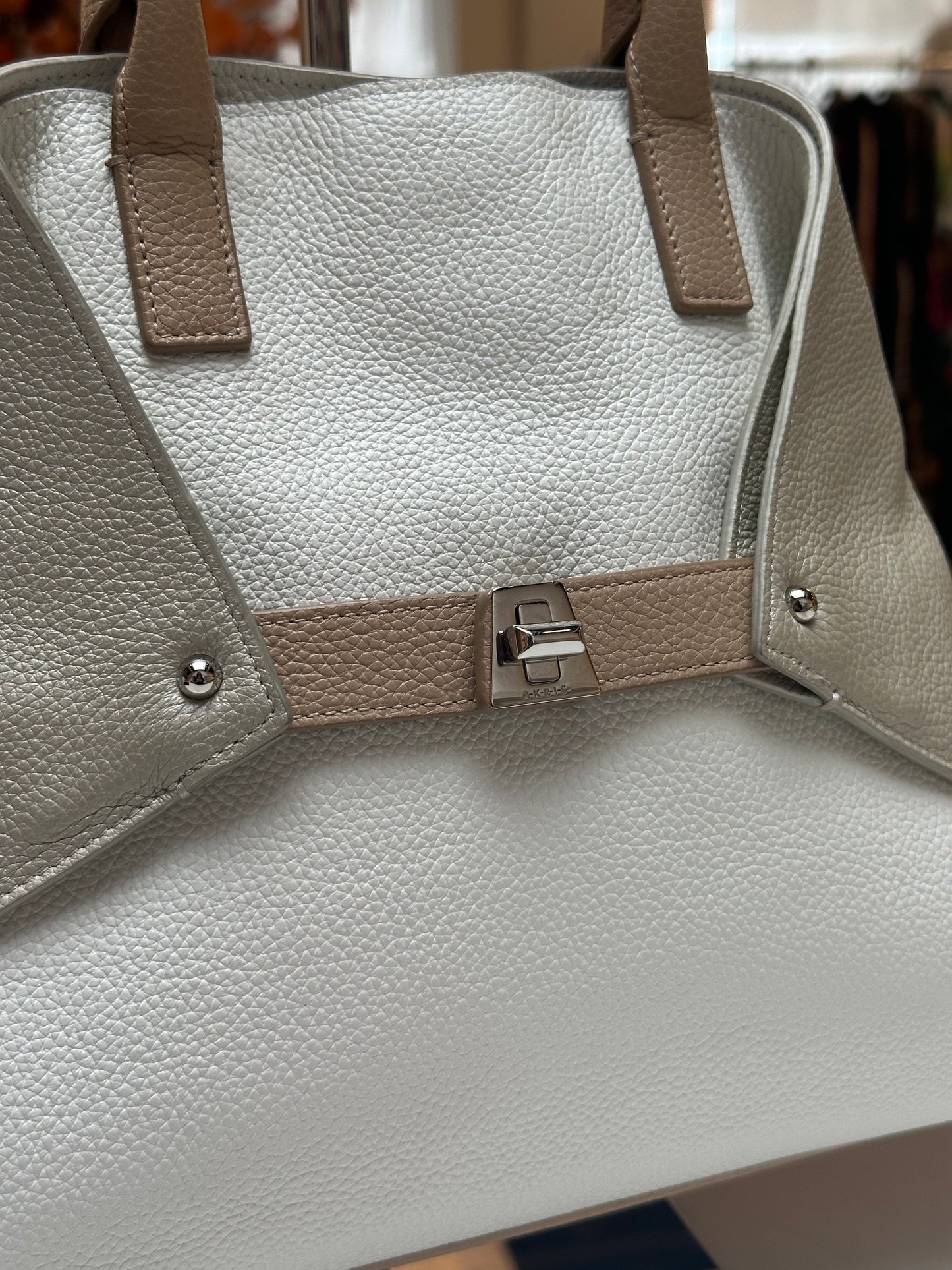 Akris Ai two-tone bag