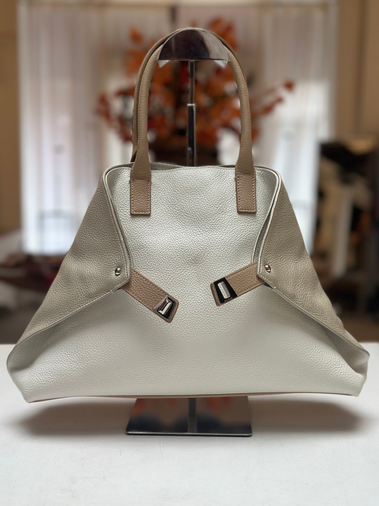 Akris Ai two-tone bag