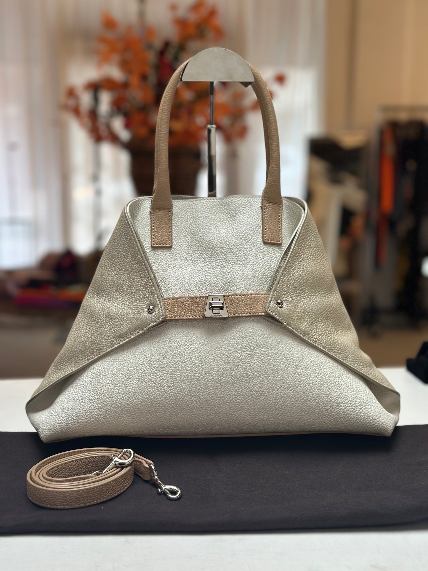 Akris Ai two-tone bag