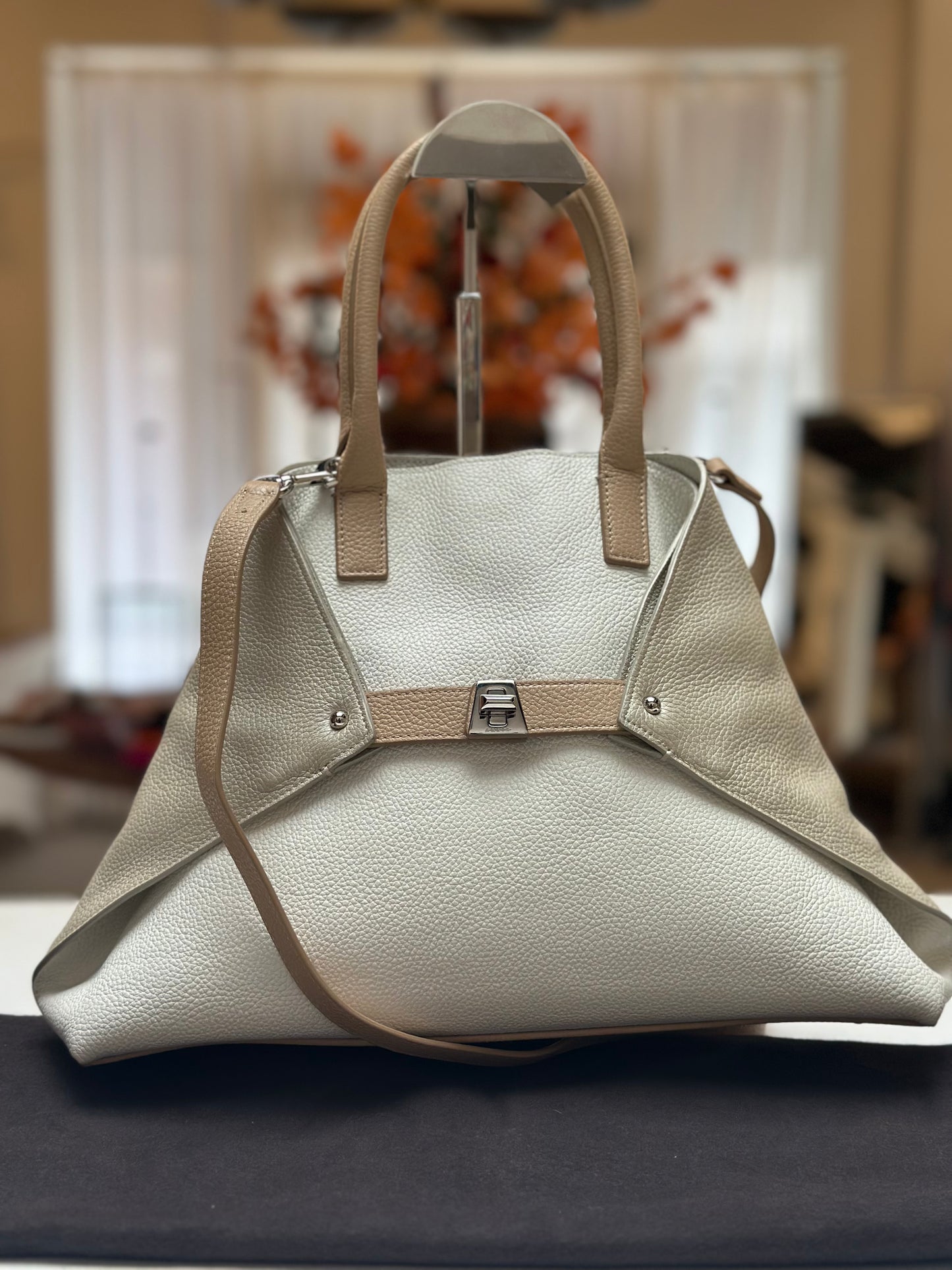 Akris Ai two-tone bag
