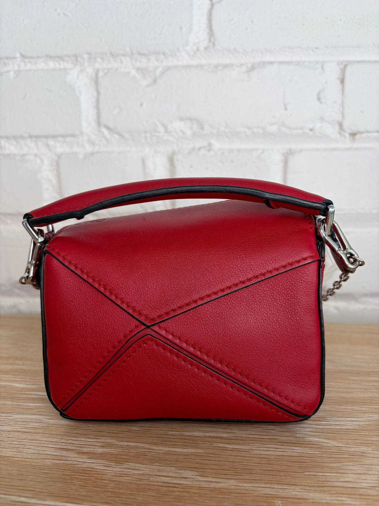 Loewe Nano Puzzle Bag Red