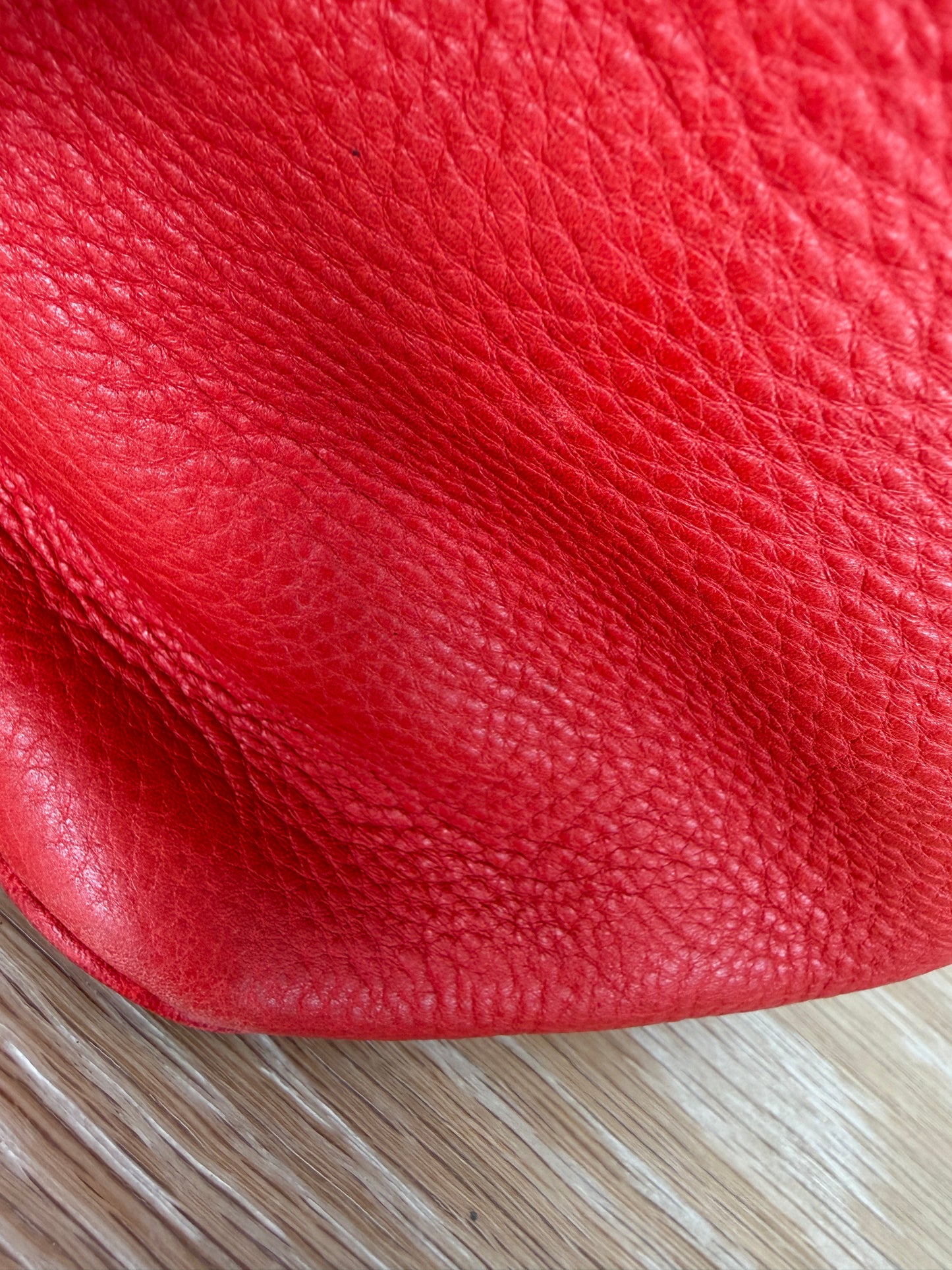 Burberry Red Ashby Bucket Bag