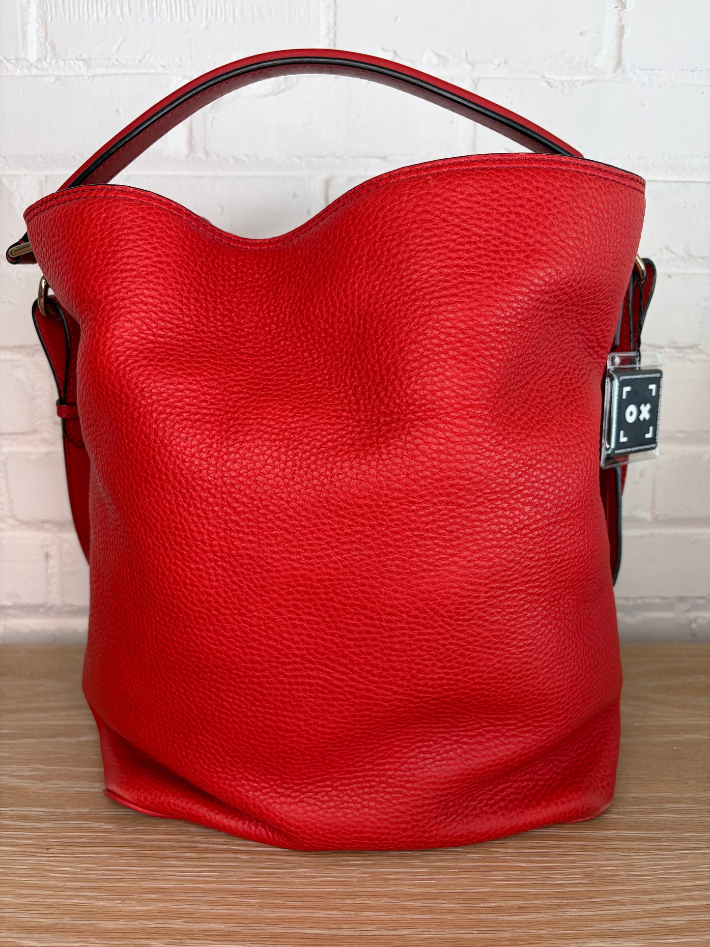 Burberry Red Ashby Bucket Bag