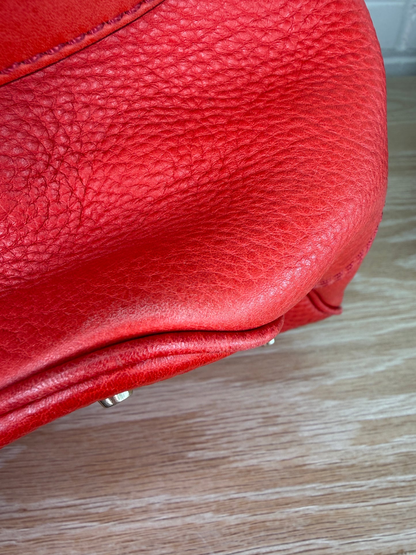 Burberry Red Ashby Bucket Bag