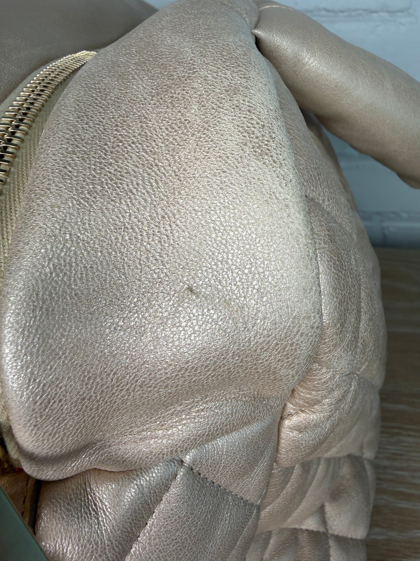Chanel Coco Cocoon Bowler Bag Lambskin Gold