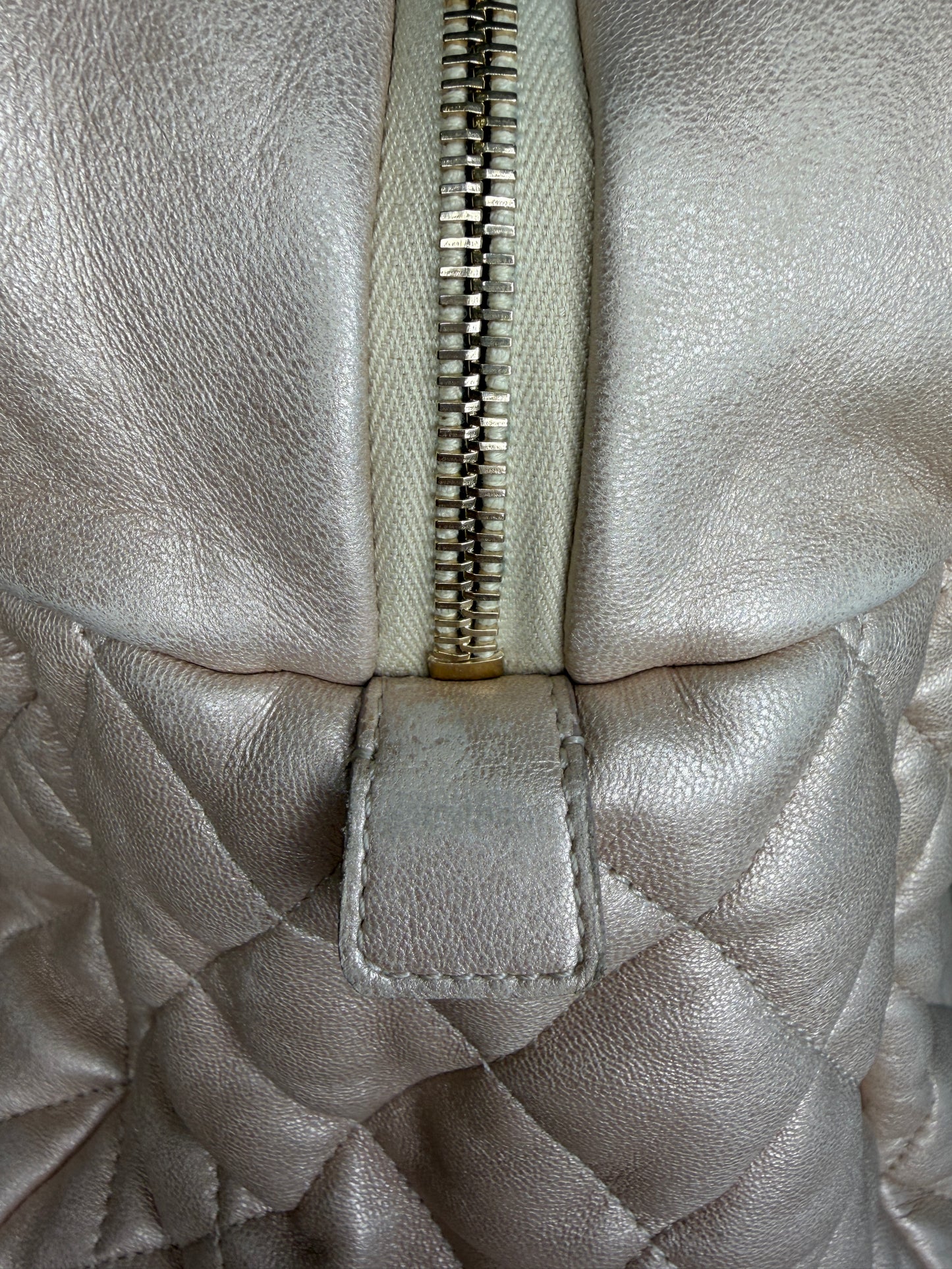 Chanel Coco Cocoon Bowler Bag Lambskin Gold