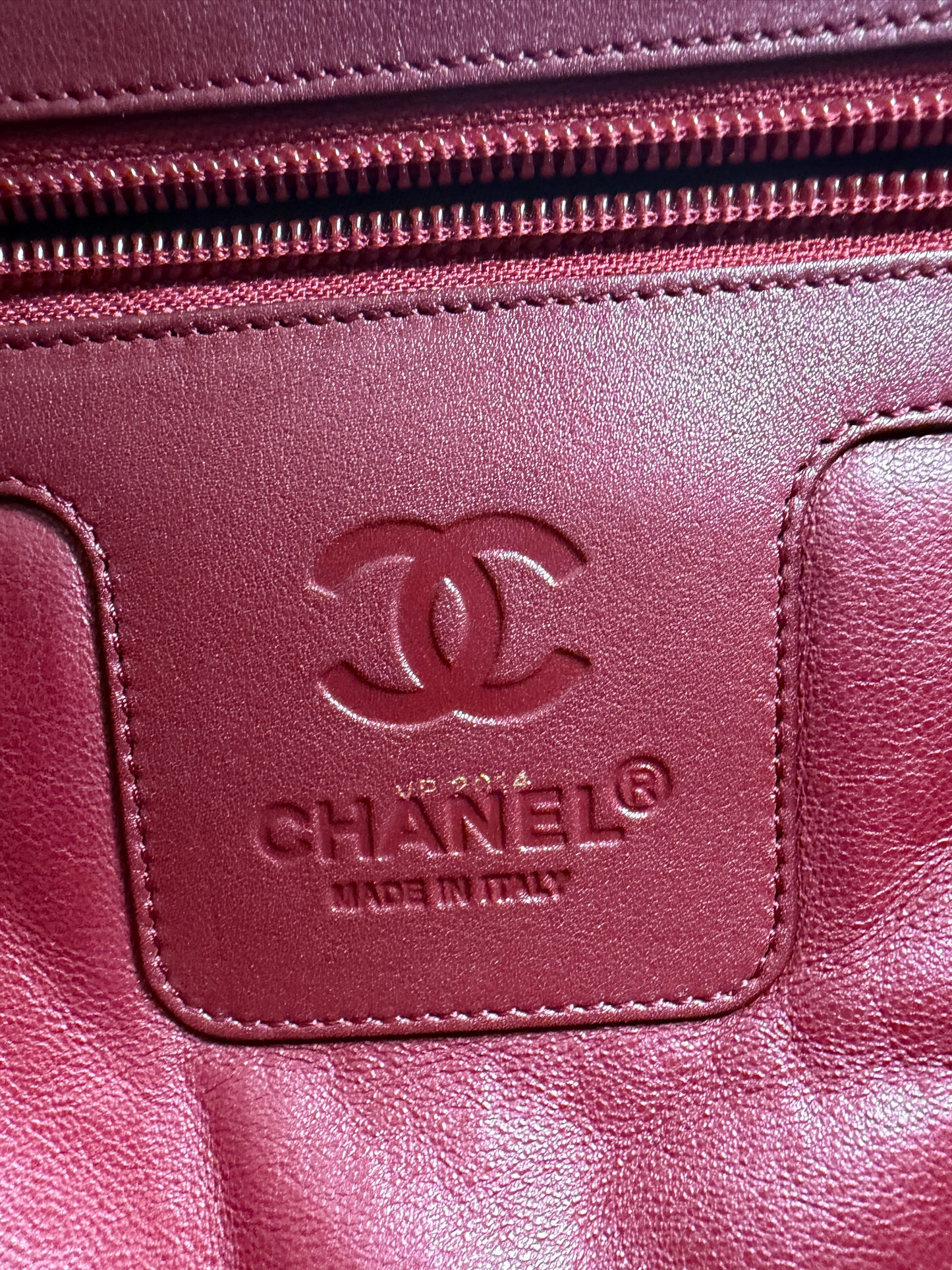 Chanel Coco Cocoon Bowler Bag Lambskin Gold