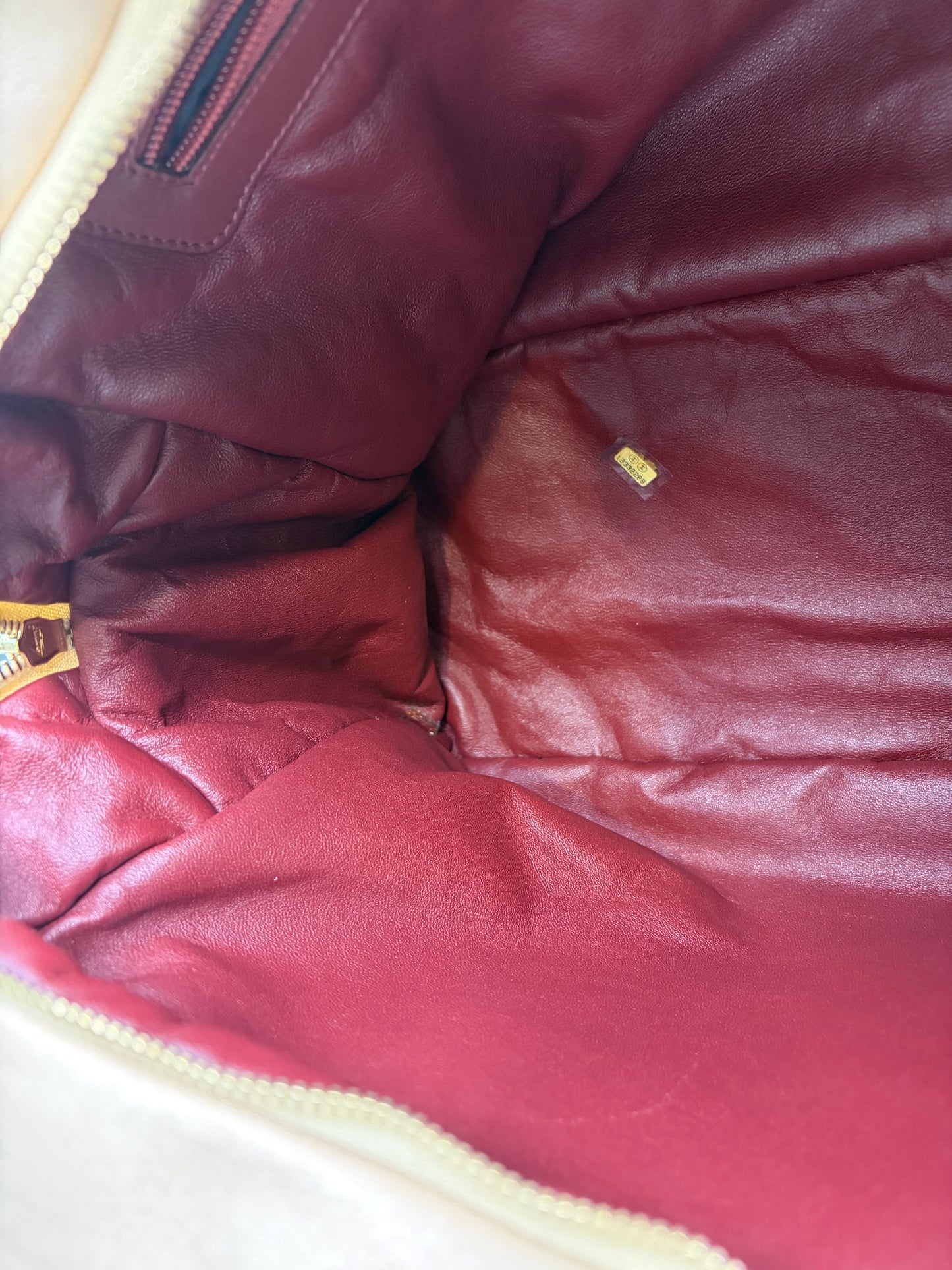 Chanel Coco Cocoon Bowler Bag Lambskin Gold