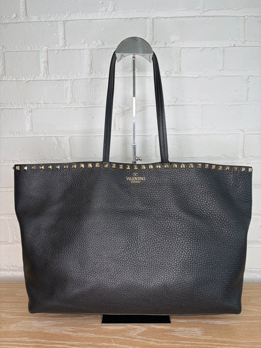 Valentino Garavani Rockstud Black Tote Large