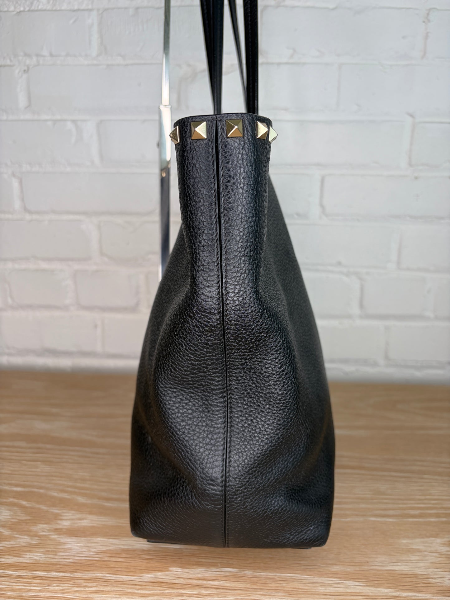 Valentino Garavani Rockstud Black Tote Large