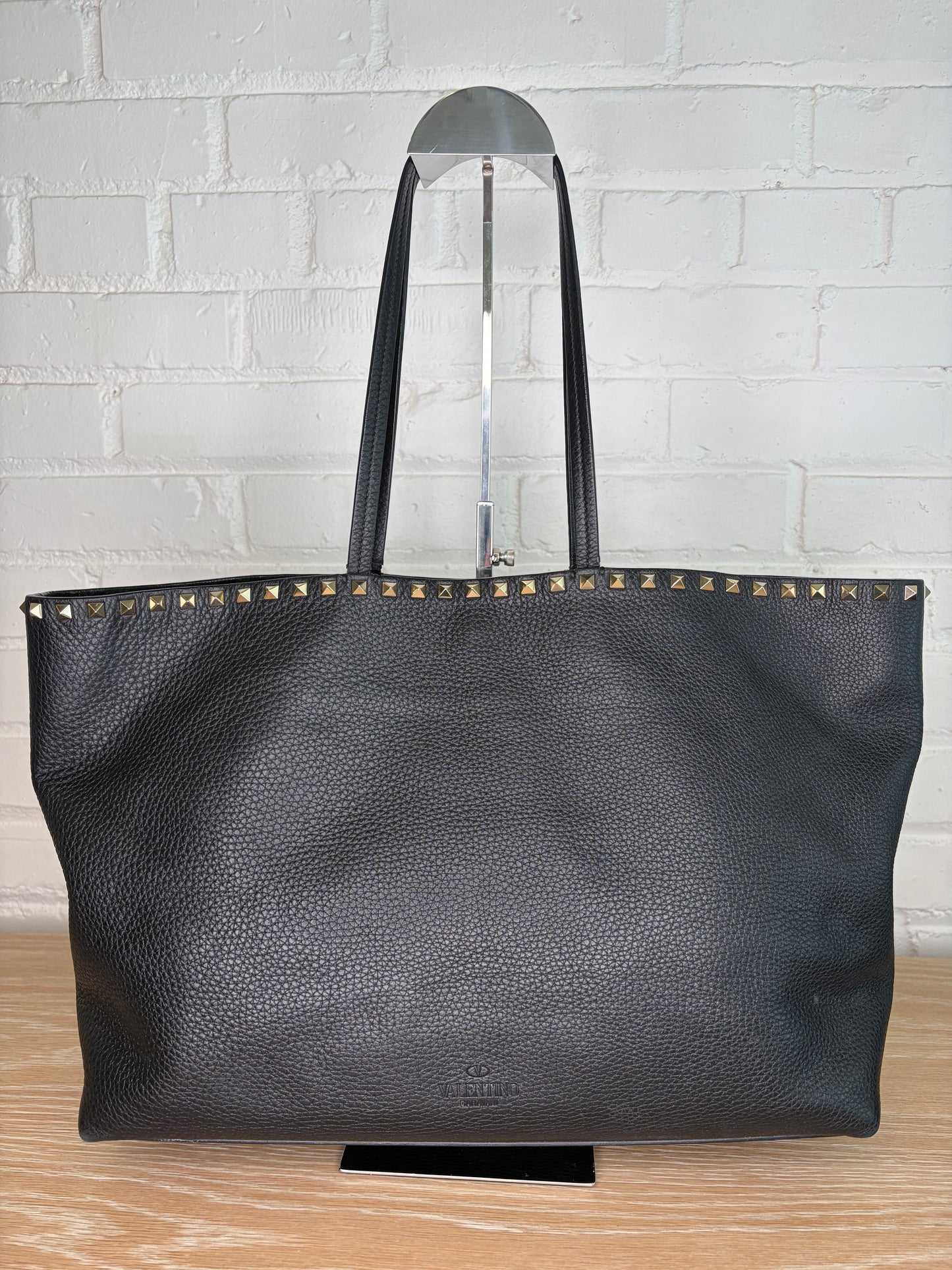 Valentino Garavani Rockstud Black Tote Large
