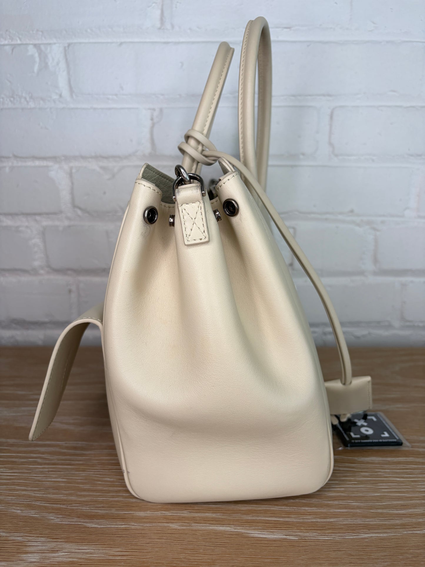 Balenciaga Smooth Calfskin Bel Air Bag Cream