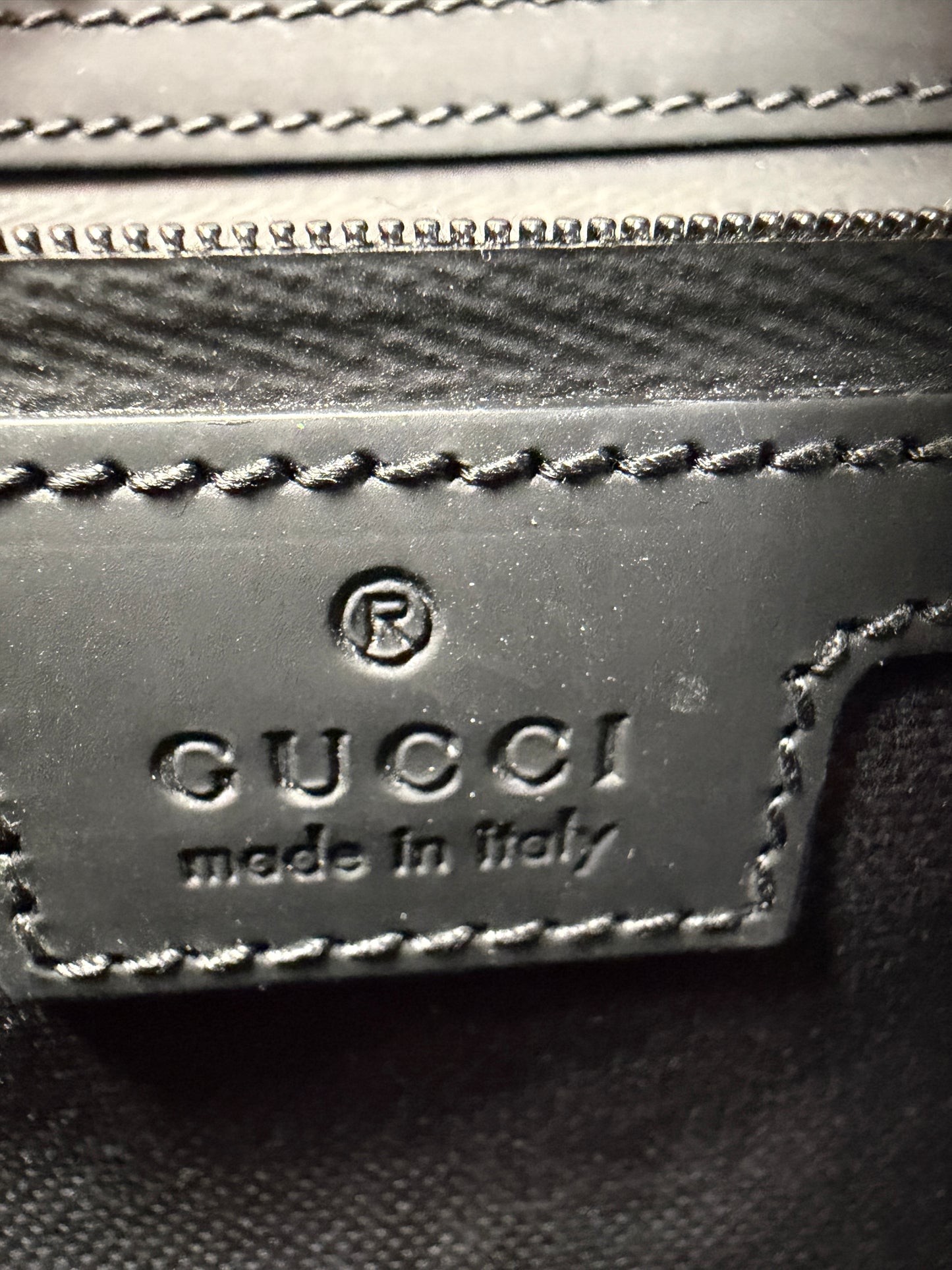 Gucci GG Emblem Small Crossbody Bag Black