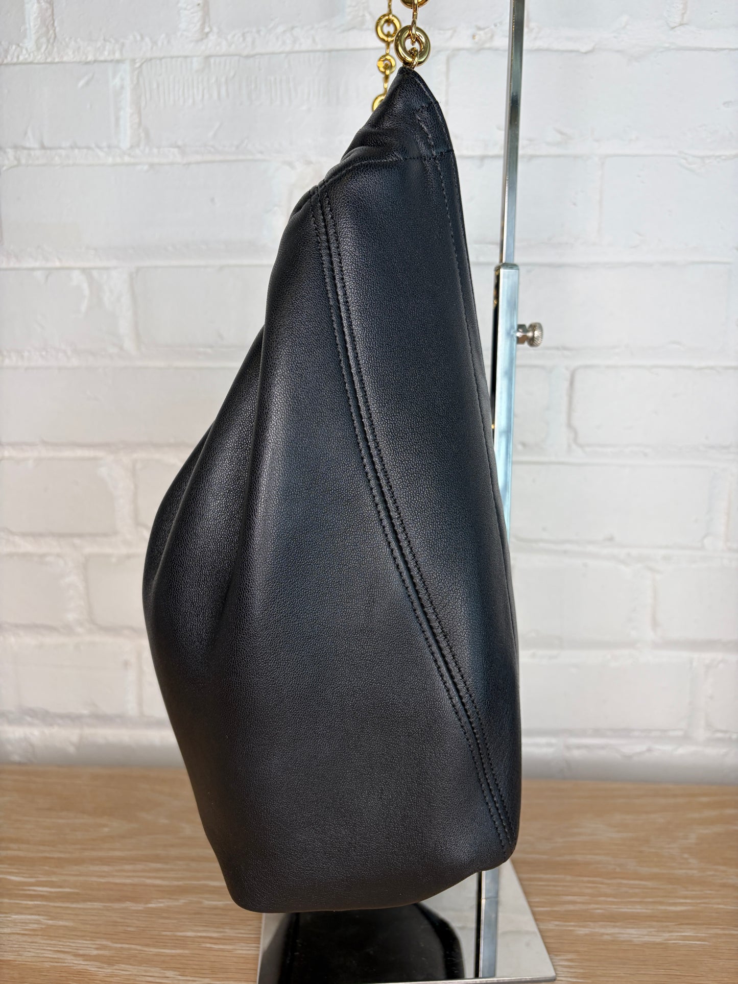 Loewe Squeeze Small Shoulder Bag Black Nappa Lambskin Leather