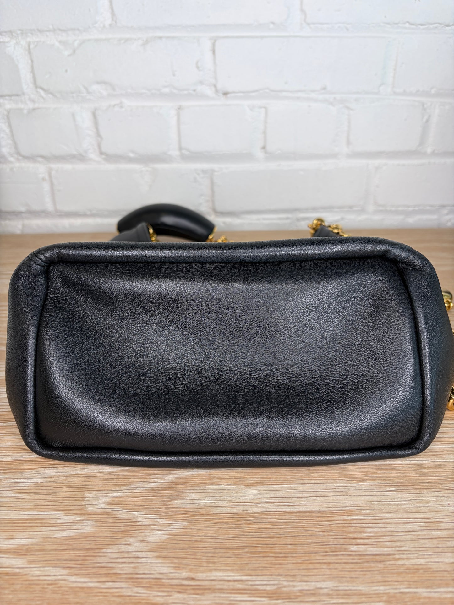 Loewe Squeeze Small Shoulder Bag Black Nappa Lambskin Leather