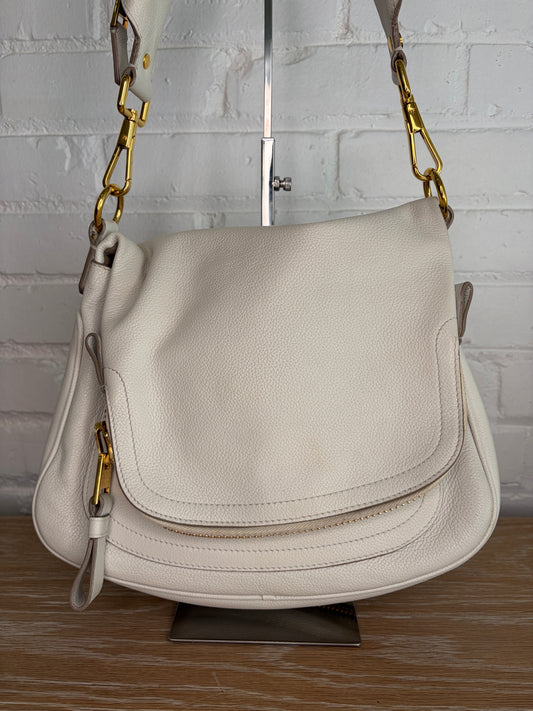 Tom Ford Jennifer Medium White Leather Bag