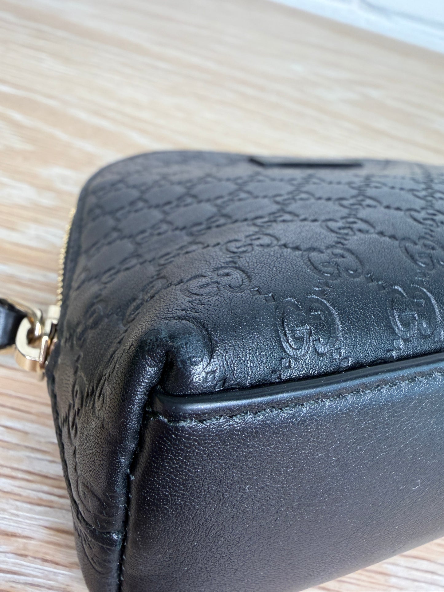 Gucci GG Micro Guccissima Cosmetic Pouch
