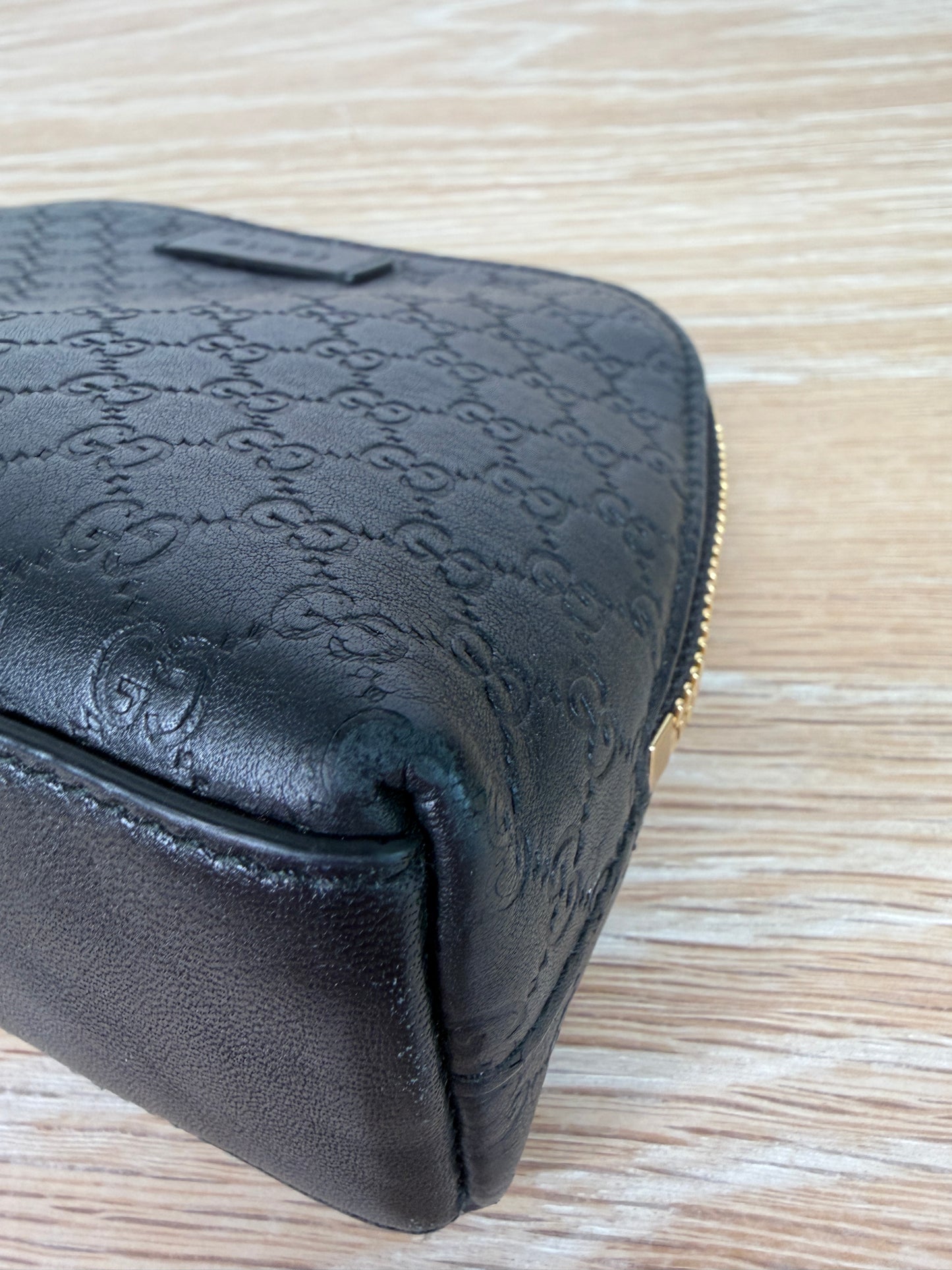 Gucci GG Micro Guccissima Cosmetic Pouch