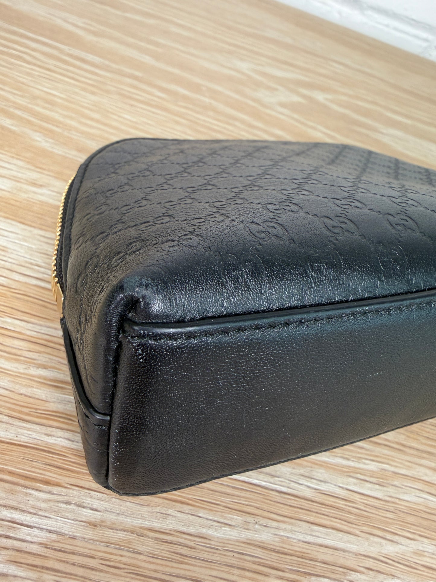 Gucci GG Micro Guccissima Cosmetic Pouch