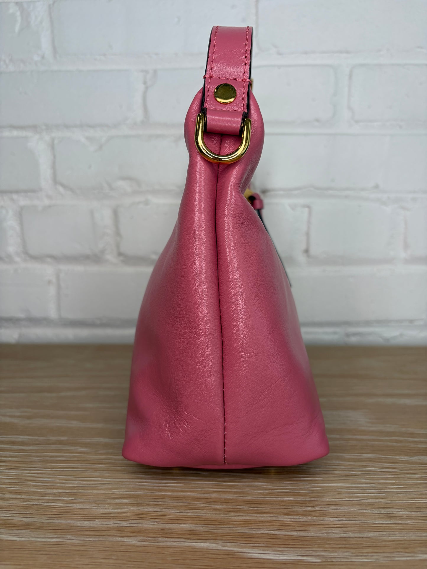 Versace Tag Hobo Bag Pink