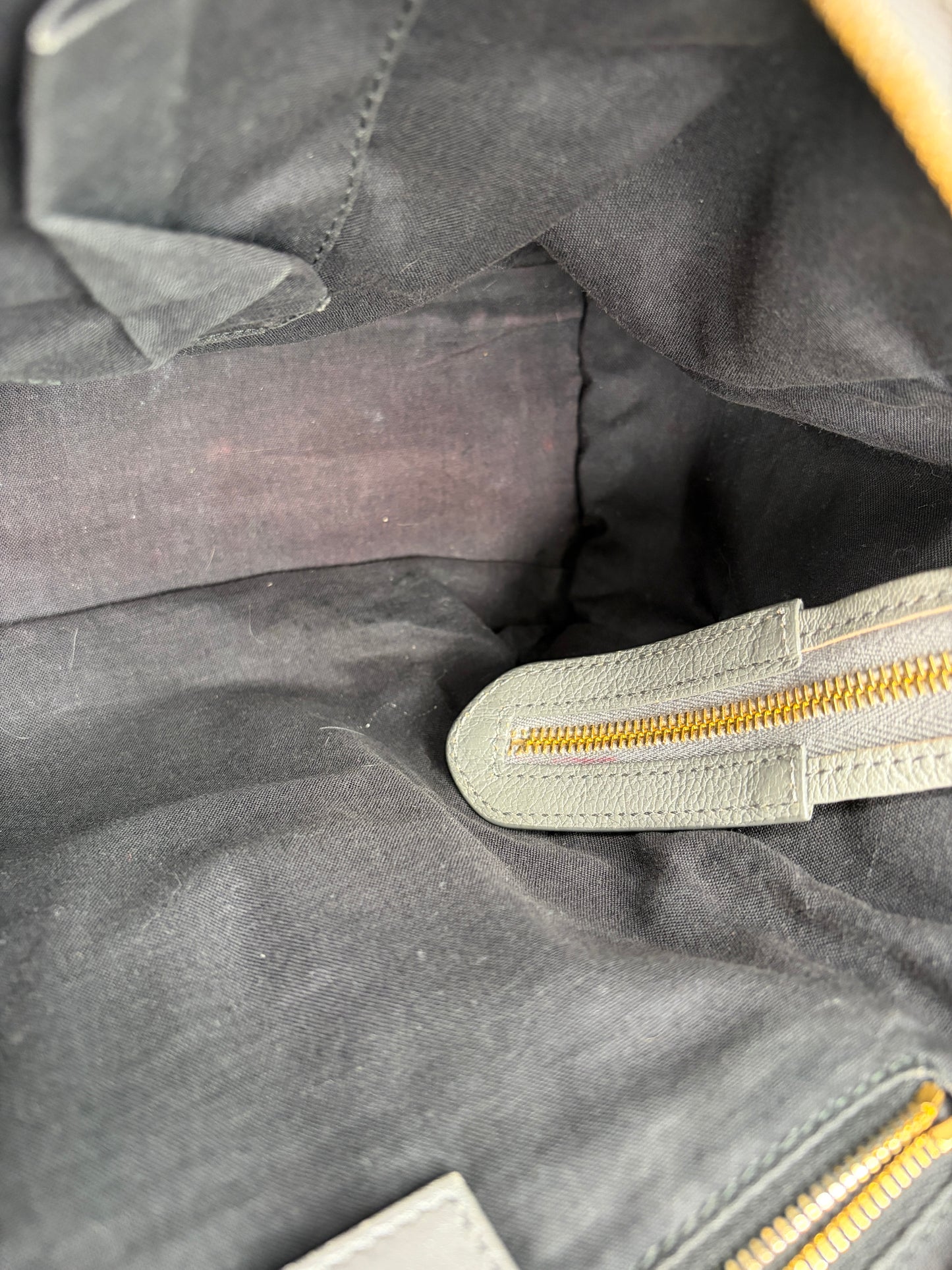 Balenciaga Chevre Classic Metallic Edge City Bag Grey