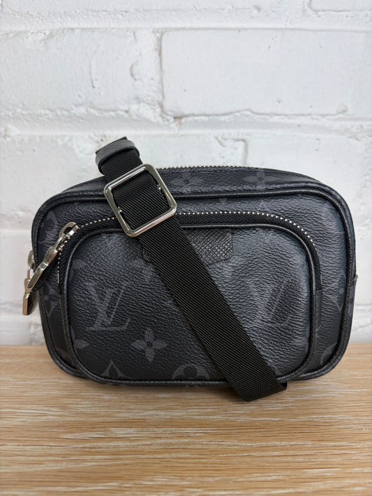 Louis Vuitton Taigrama Outdoor Pouch Monogram Eclipse Canvas and Taiga Leather