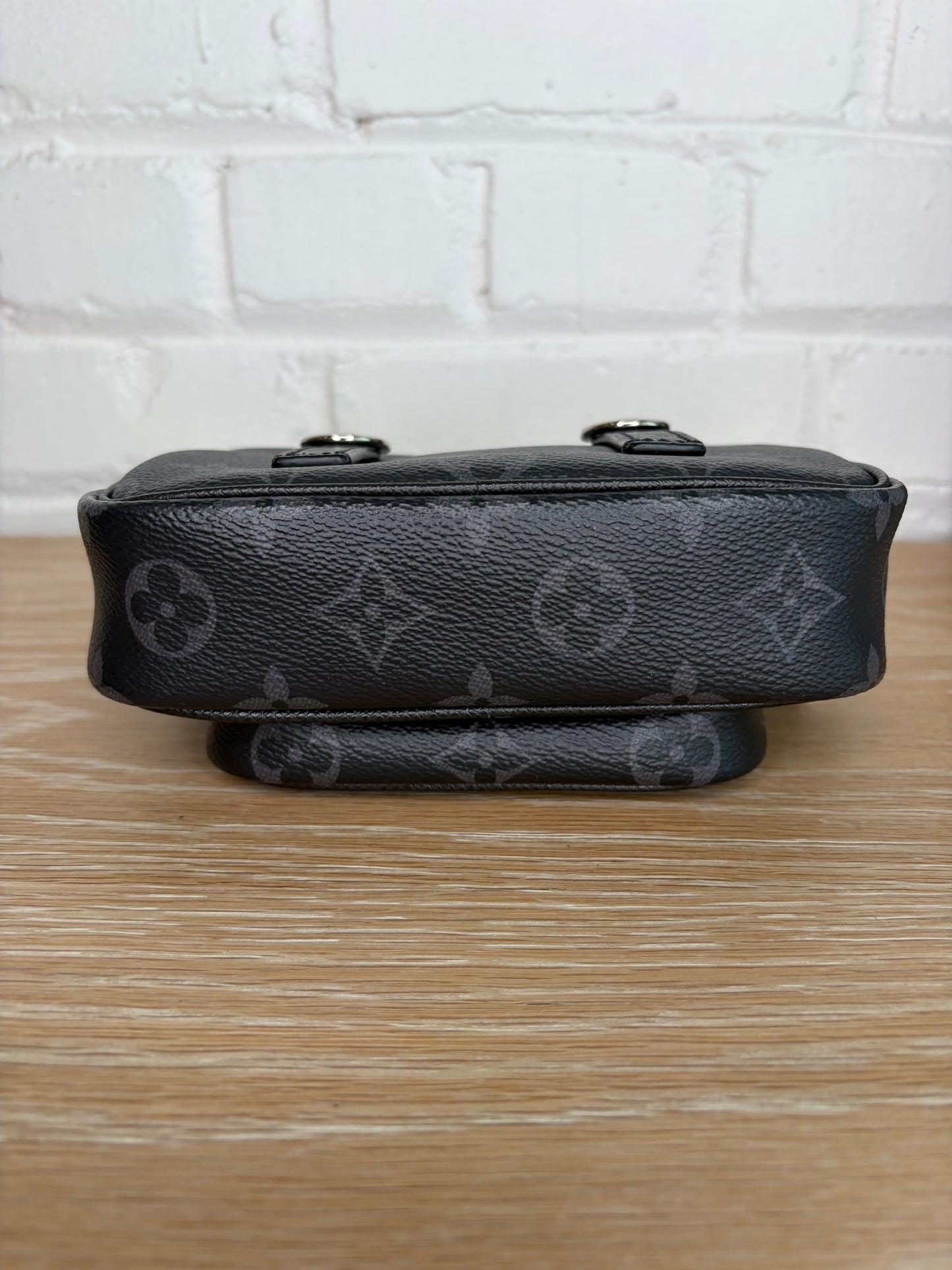 Louis Vuitton Taigrama Outdoor Pouch Monogram Eclipse Canvas and Taiga Leather
