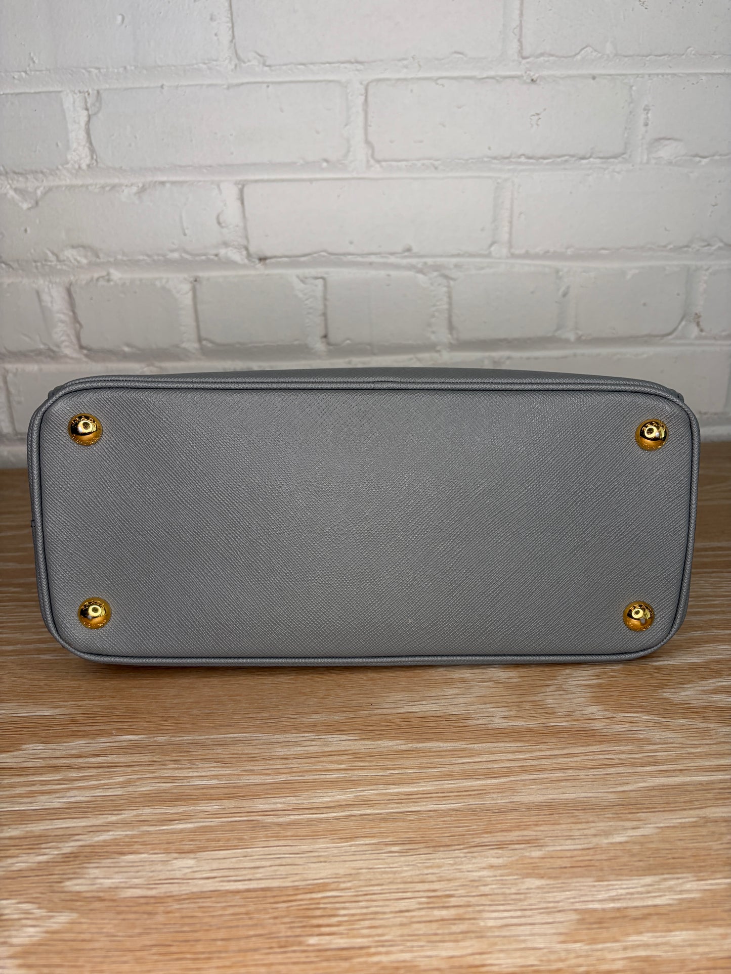 Prada Galleria Medium Slate Gray Saffiano Leather