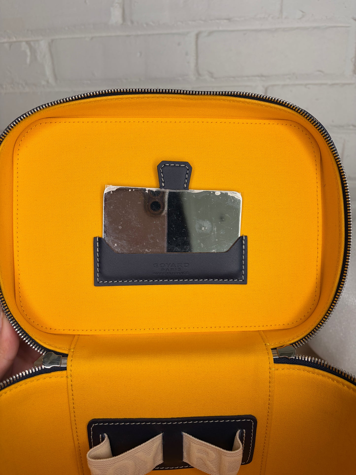 Goyard Muse Vanity Case Navy BLue Goyardine Canvas