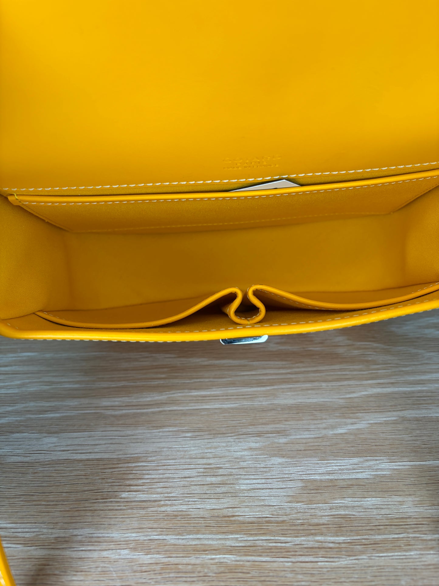 Goyard Belvedere PM Messenger Bag Goyardine Canvas Yellow