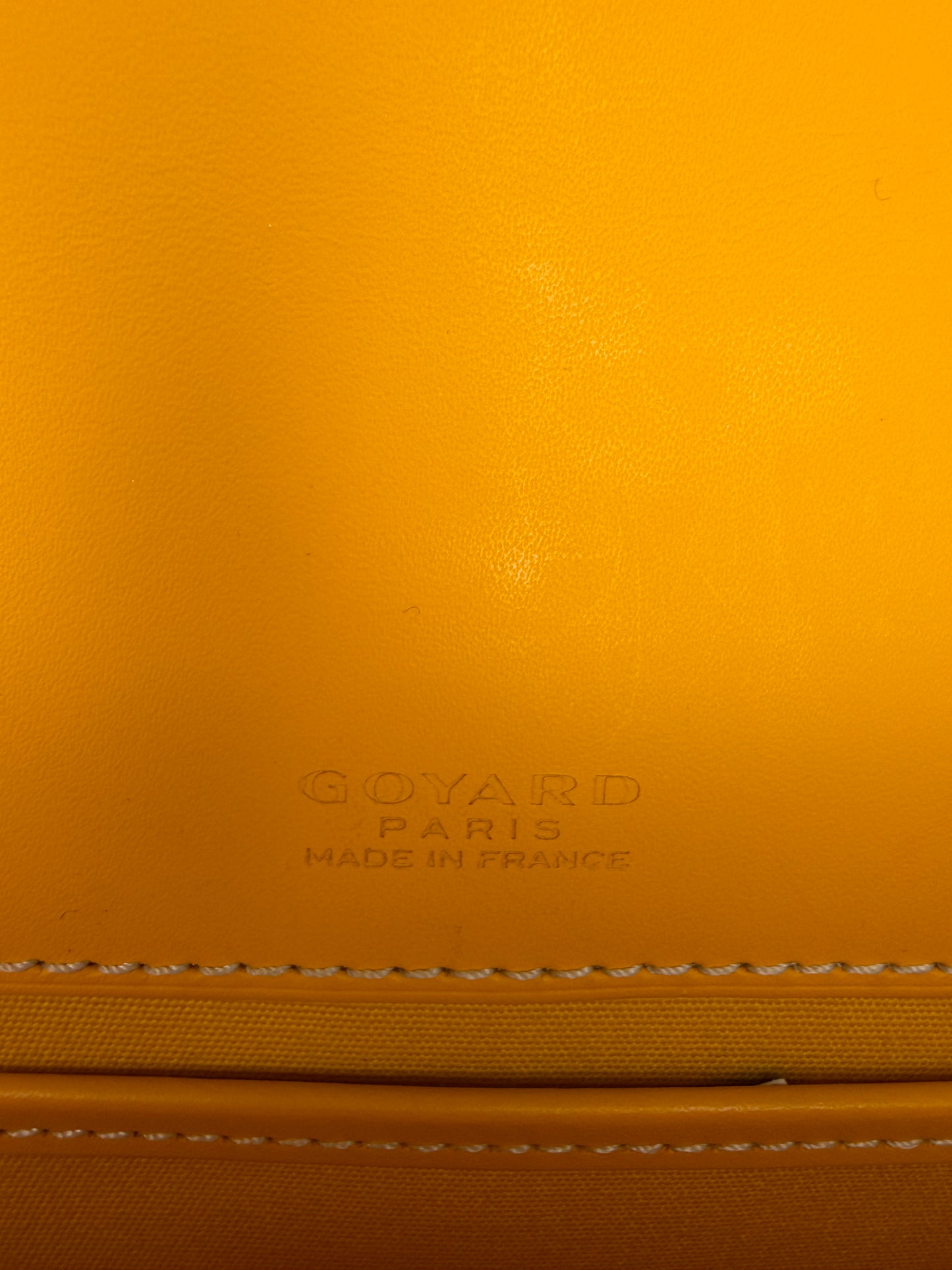 Goyard Belvedere PM Messenger Bag Goyardine Canvas Yellow