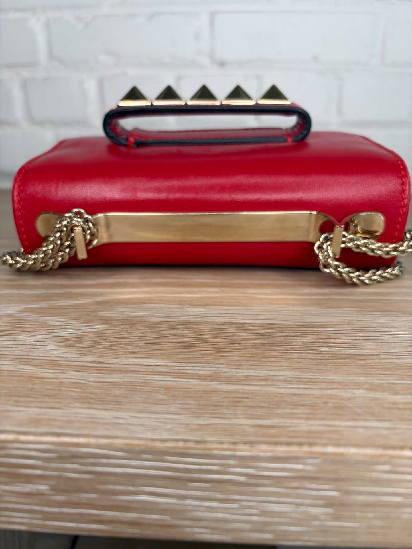 Valentino Garavani Va Va Voom Red Clutch