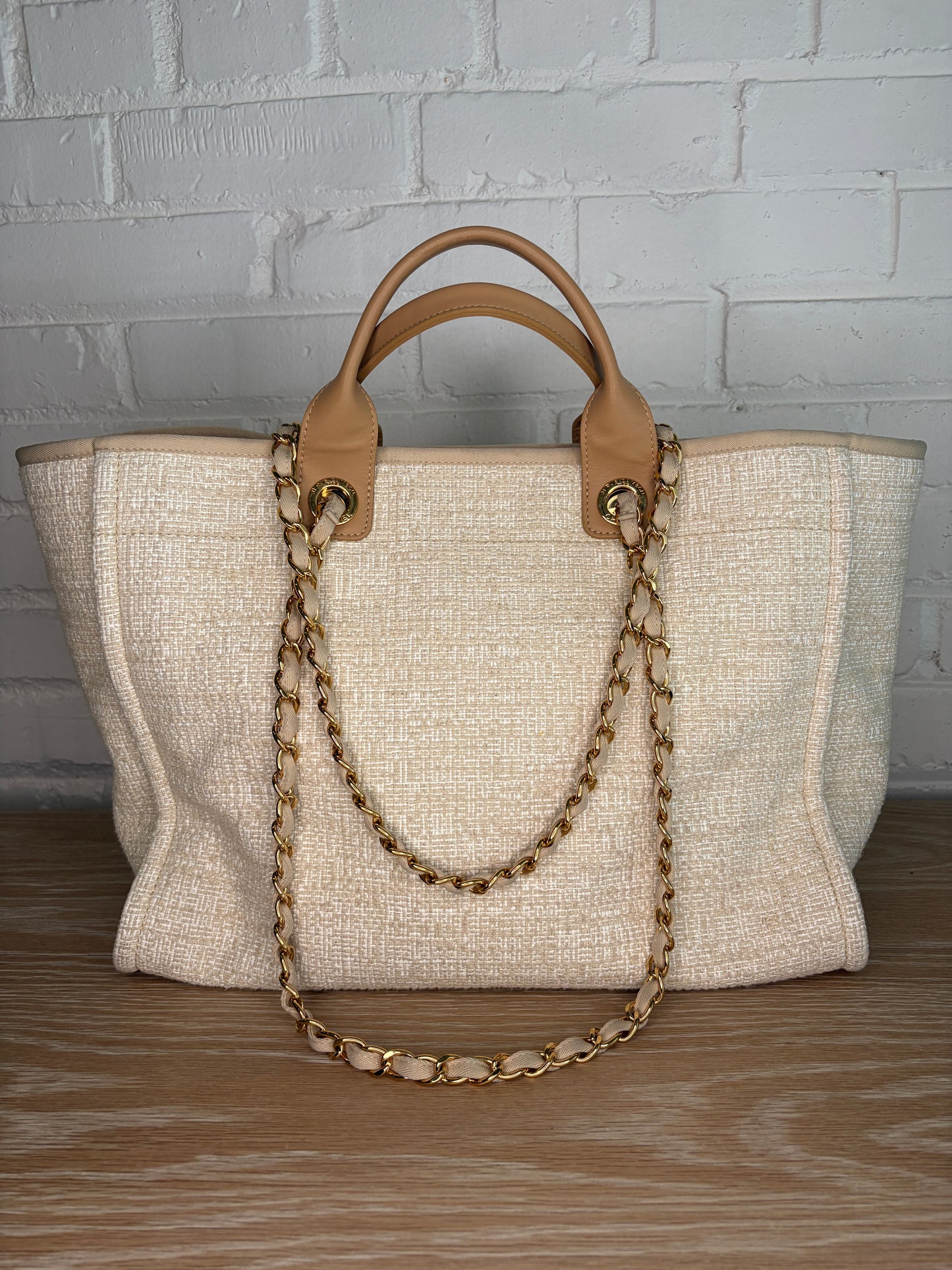 Chanel Deauville Tote Medium Canvas