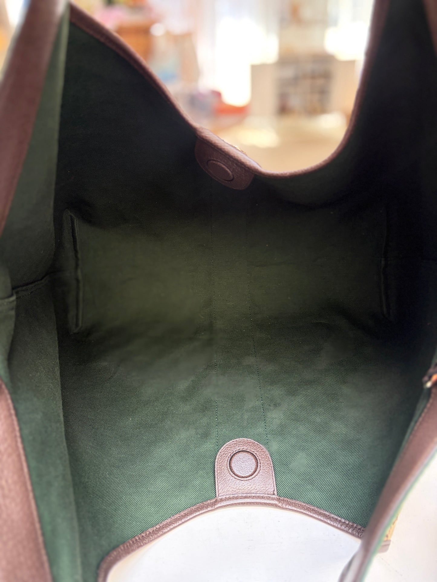 Gucci GG Monogram Web Giglio Tote Large